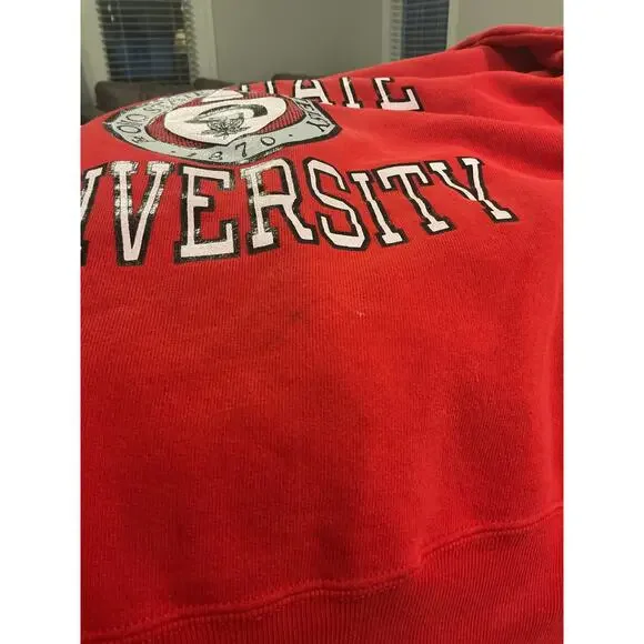 Vintage Champion Sweatshirt Ohio State University Buckeye Size L